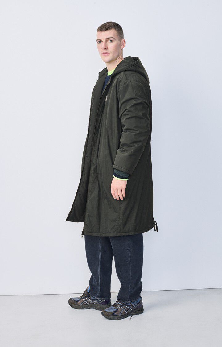 American Vintage Parka Homme Zotcity - CARBONE 58 Manches Longues Noir - E25