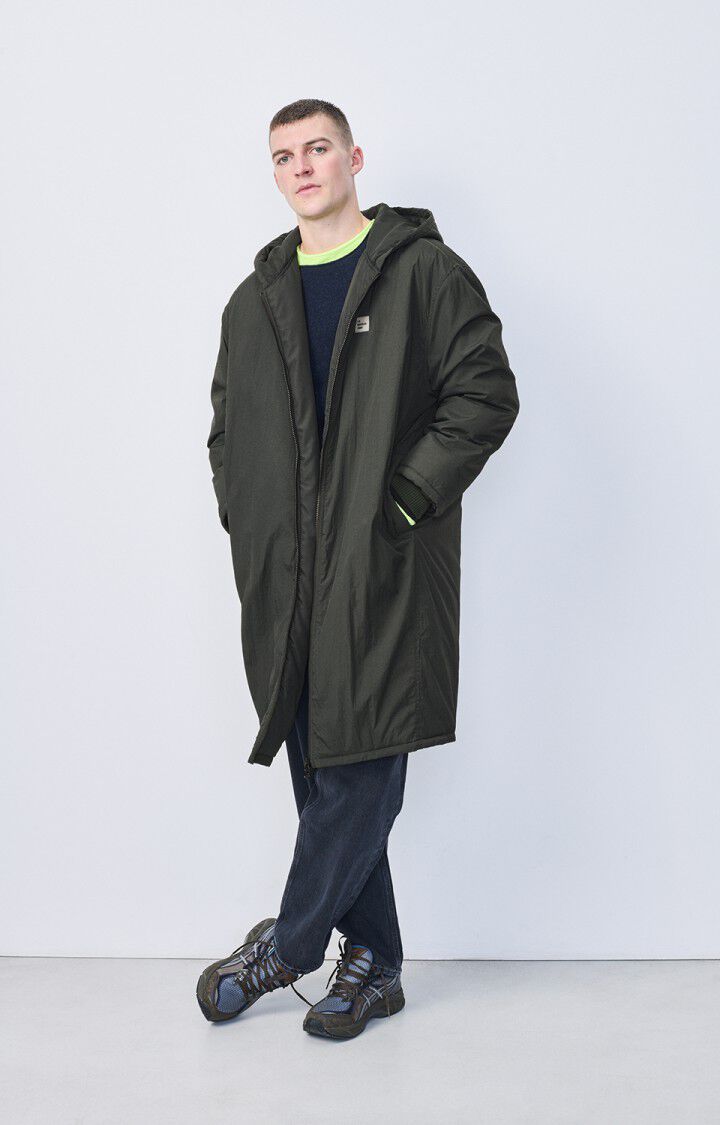 american vintage Parka homme Zotcity - CARBONE 58 Manches longues Noir - E25