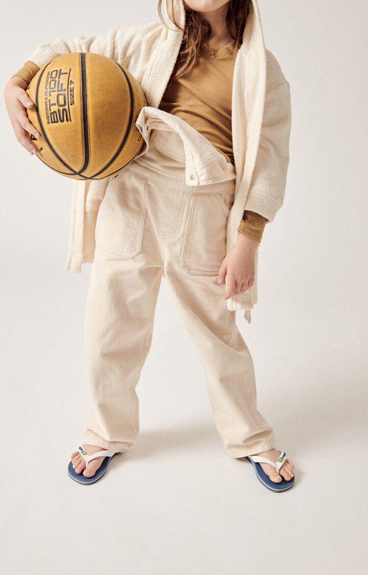 American Vintage Peignoir Enfant Bobypark - ECRU 40 Manches Longues Beige - E24