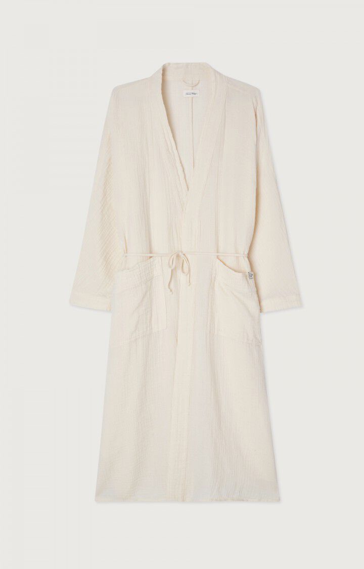 american vintage Peignoir mixte Ziky - ECRU 67 Manches longues Beige - E24