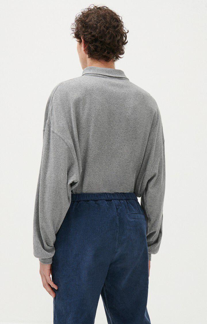 American Vintage Polo Homme Rilibay - GRIS CHINE Gris - H21