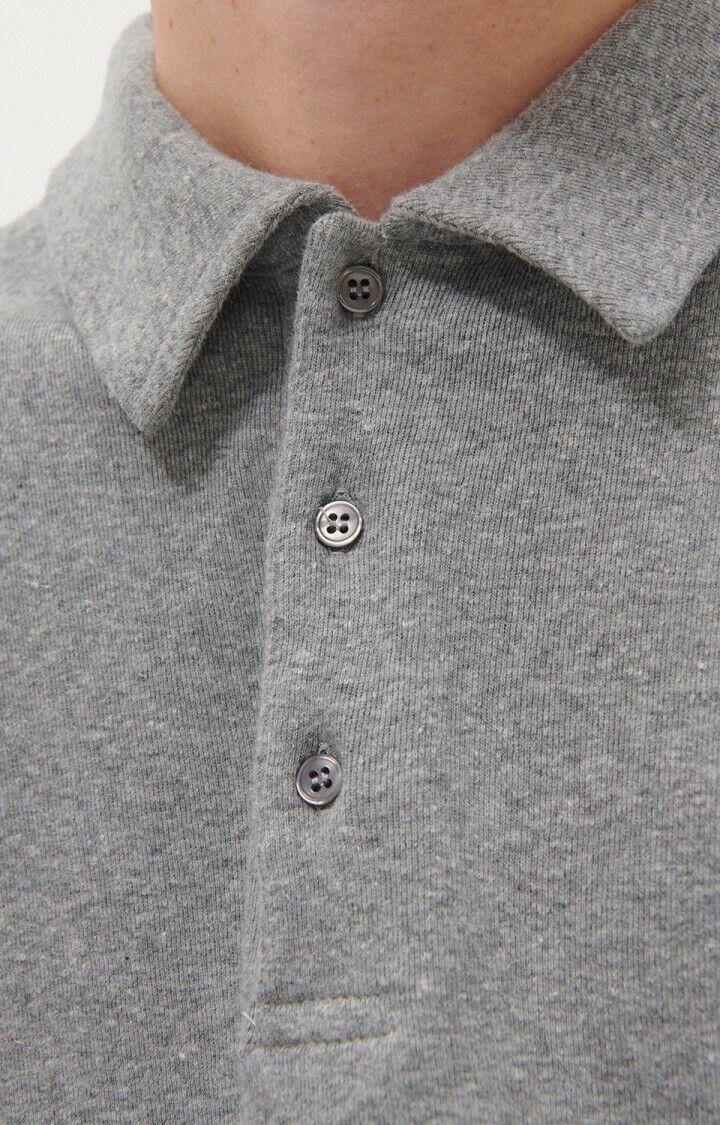 American Vintage Polo Homme Rilibay - GRIS CHINE Gris - H21