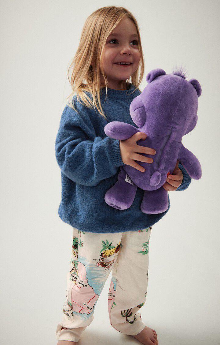 American Vintage Pull Enfant Dylbay - MARIN 30 Manches Longues Bleu - E24