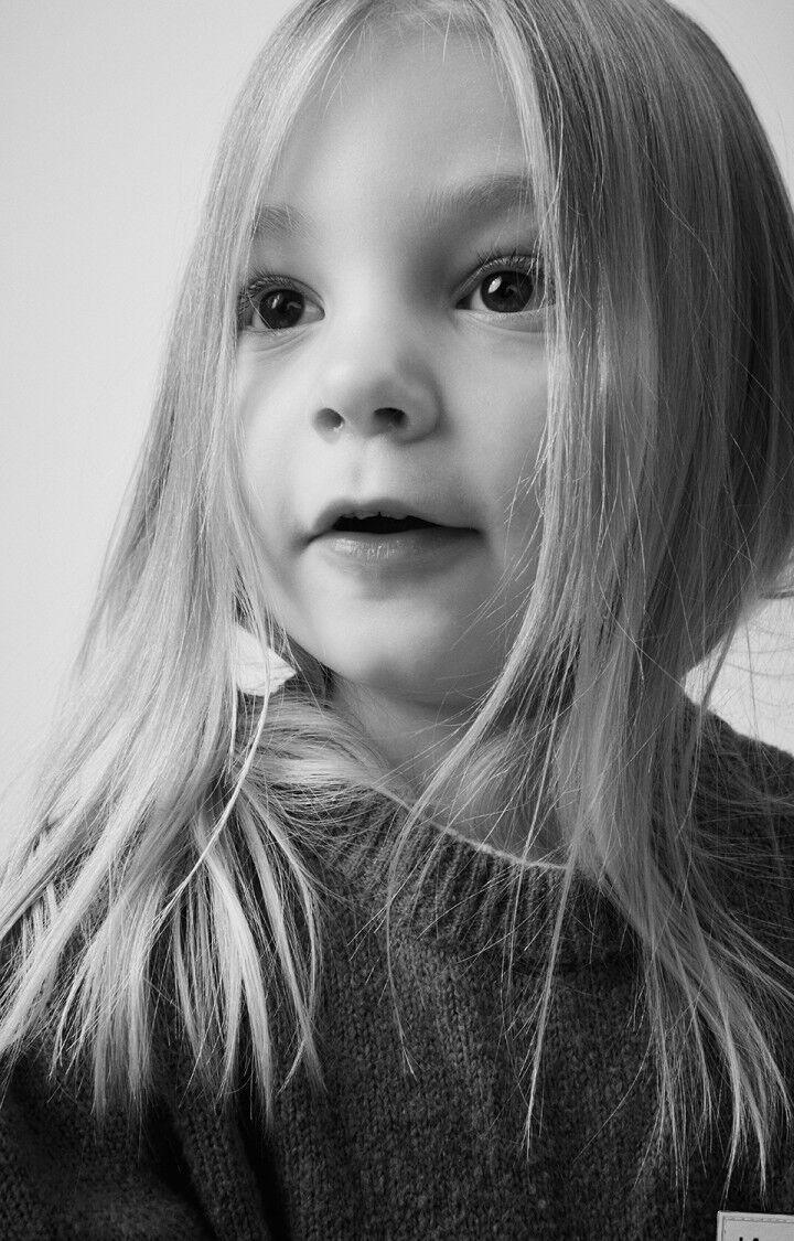 American Vintage Pull Enfant Dylbay - MARIN 30 Manches Longues Bleu - E24