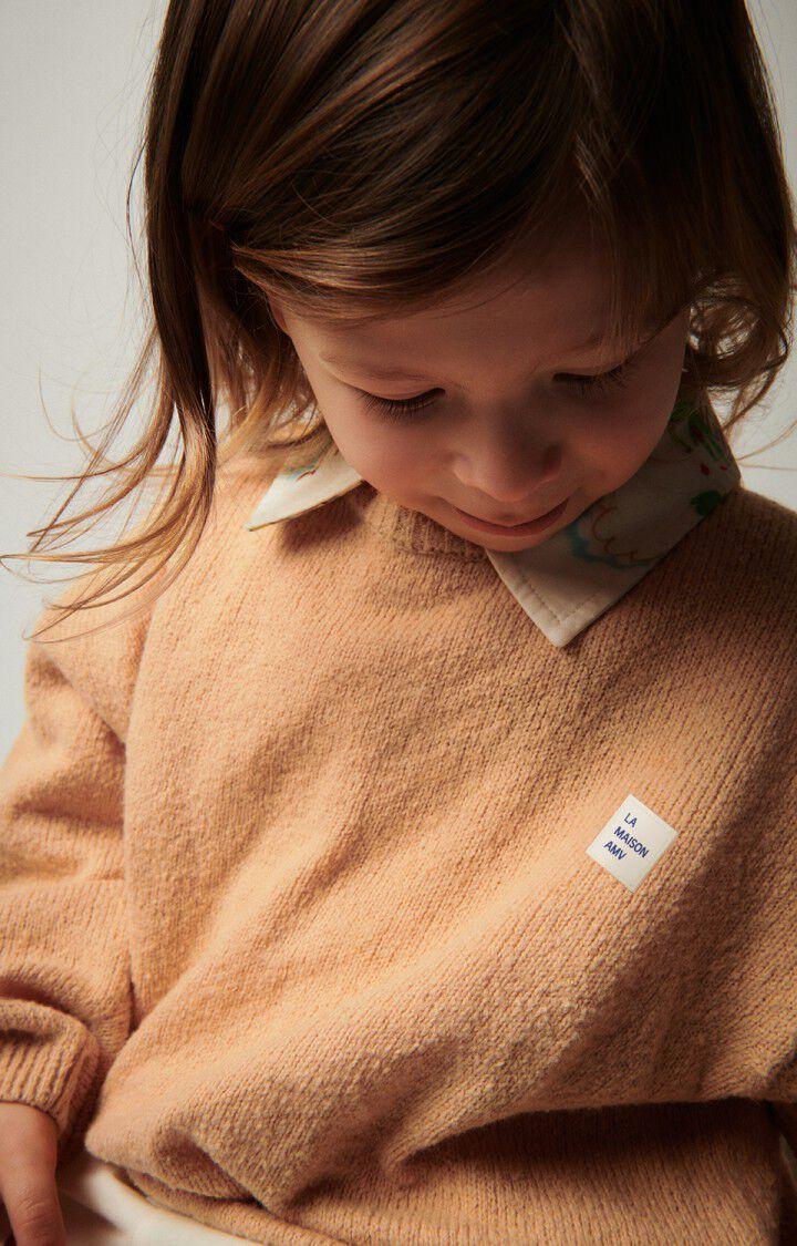 American Vintage Pull Enfant Dylbay - NOISETTE 30 Manches Longues Marron - E24