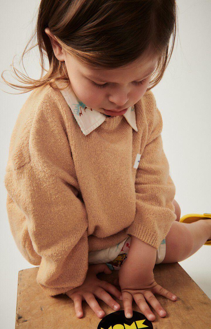 American Vintage Pull Enfant Dylbay - NOISETTE 30 Manches Longues Marron - E24