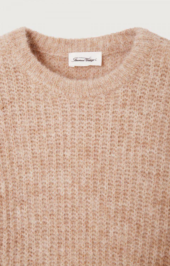 American Vintage Pull Enfant East - BEIGE CHINE Manches Longues Beige - H22B