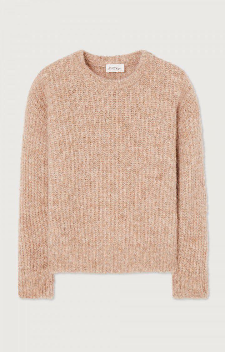 american vintage Pull enfant East - BEIGE CHINE Manches longues Beige - H22B