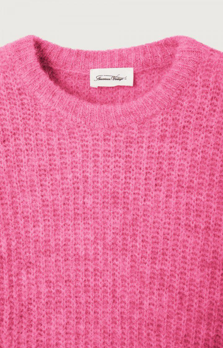 American Vintage Pull Enfant East - BUBBLE GUM CHINE Manches Longues Rose - H22B