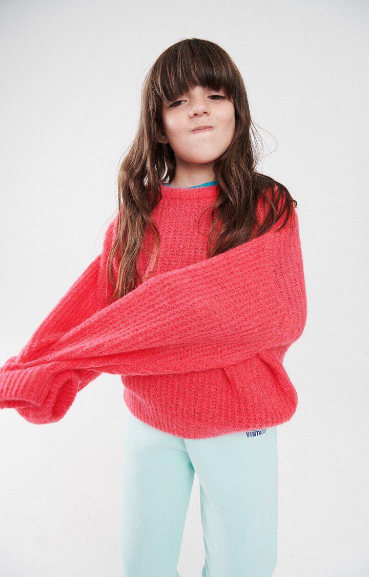 American Vintage Pull Enfant East - HORTENSIA 30 Manches Longues Rose - E25