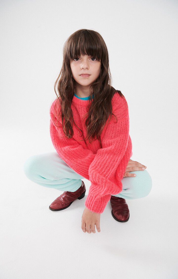 American Vintage Pull Enfant East - HORTENSIA 30 Manches Longues Rose - E25