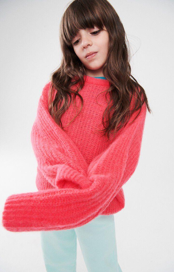 American Vintage Pull Enfant East - HORTENSIA 30 Manches Longues Rose - E25