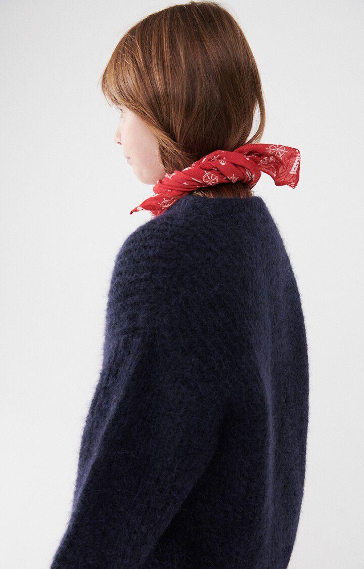 American Vintage Pull Enfant East - NAVY CHINE 30 Manches Longues Bleu - E25