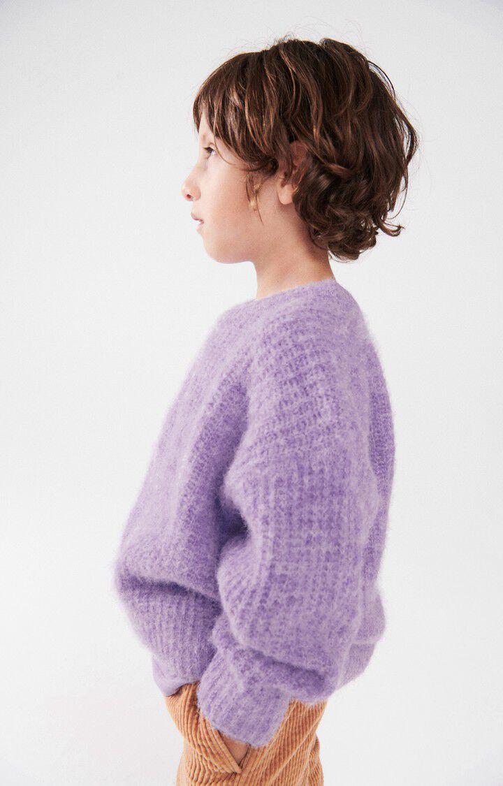 American Vintage Pull Enfant East - PARME CHINE 30 Manches Longues Violet - E25