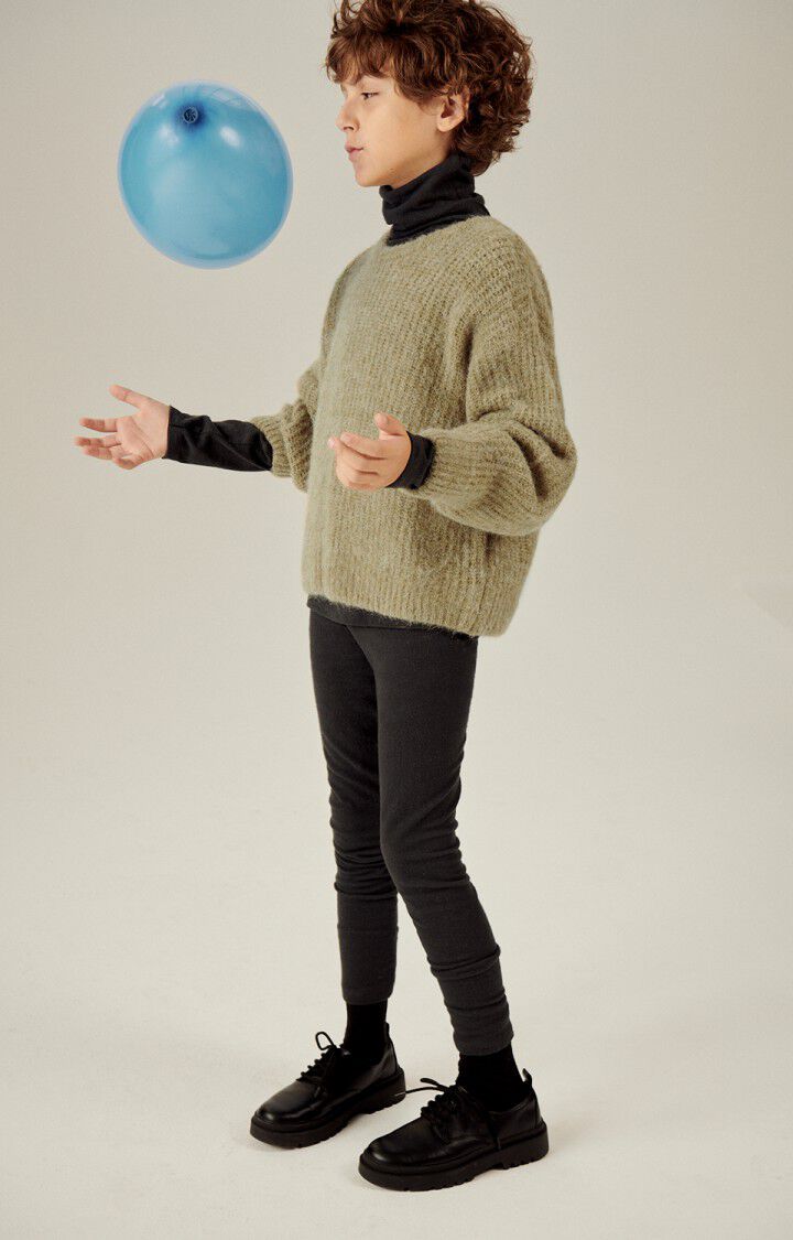 American Vintage Pull Enfant East - SEIGLE CHINE 30 Manches Longues Gris - H23