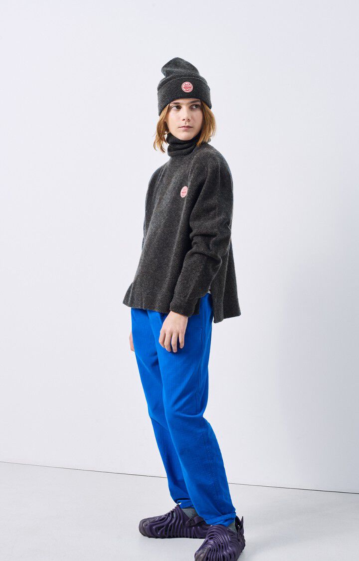 American Vintage Pull Enfant Raxow - ANTHRACITE CHINE 35 Manches Longues Gris - H24