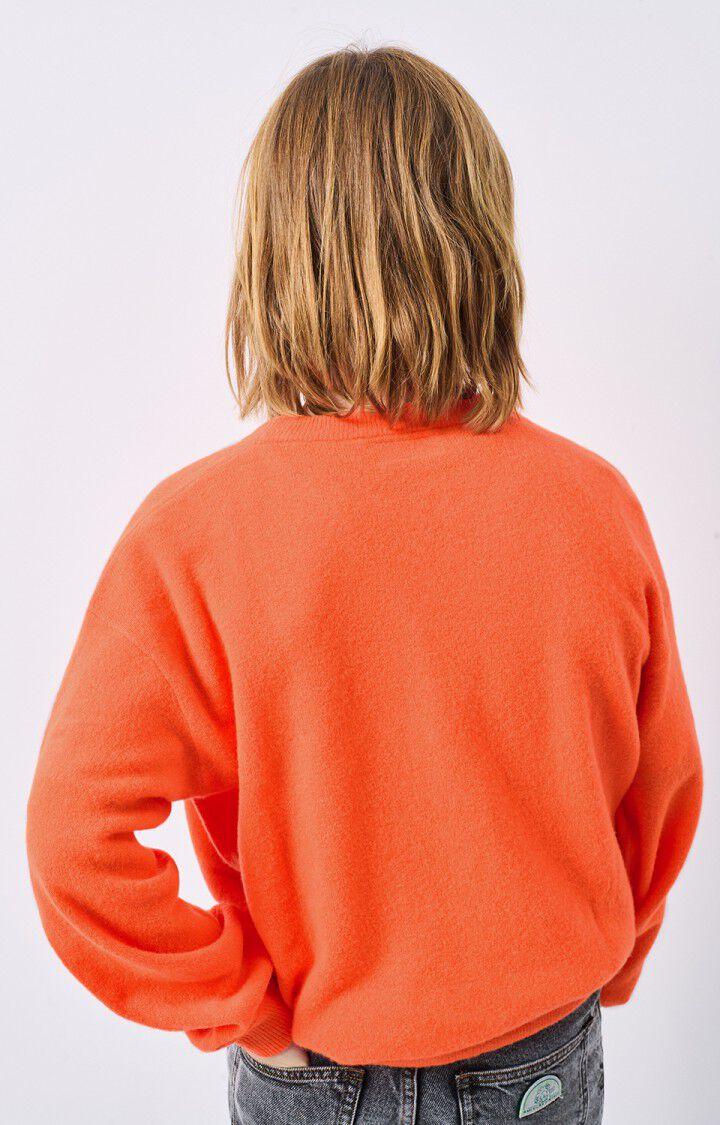 American Vintage Pull Enfant Raxow - FEU FLUO 32 Manches Longues Orange - H24