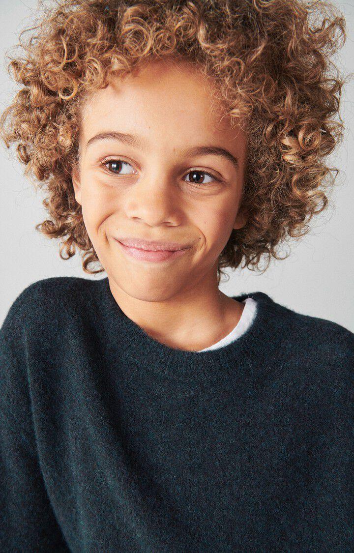 American Vintage Pull Enfant Razpark - ABYSSE CHINE 35 Manches Longues Bleu - E24