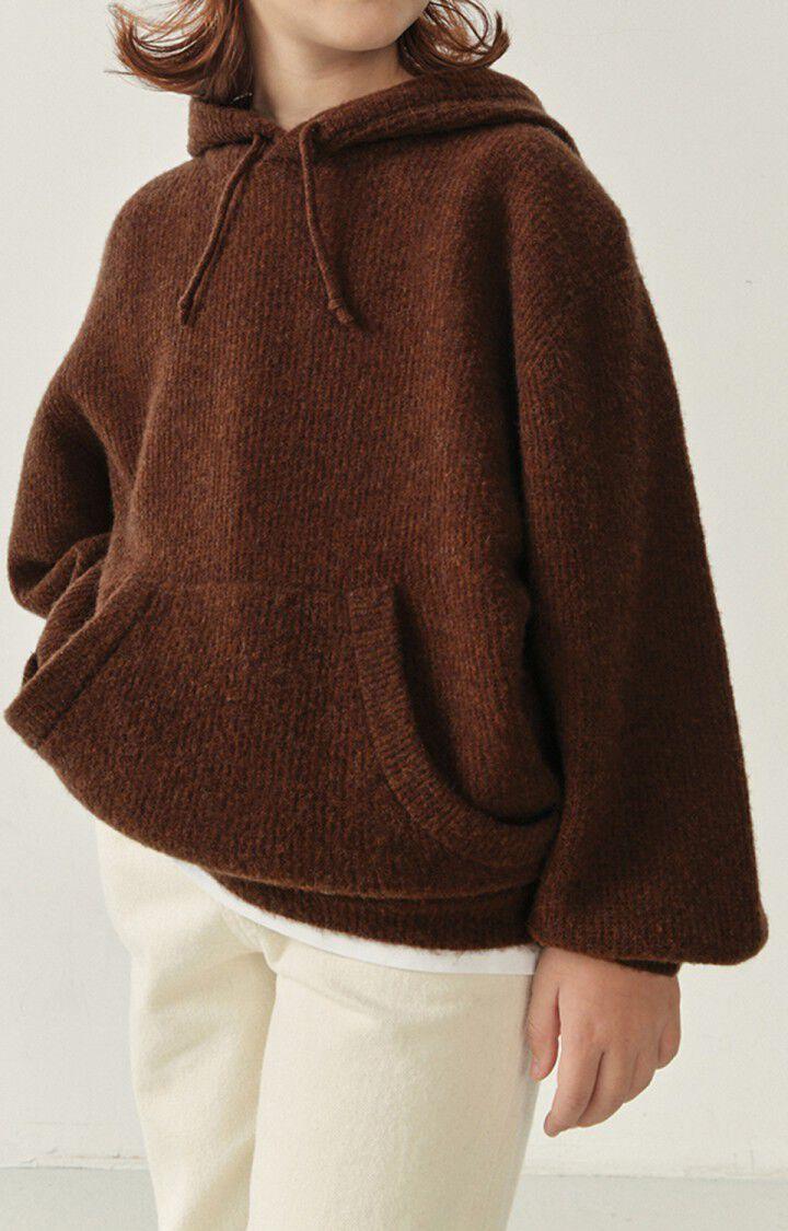 american vintage Pull enfant Razpark - CHATAIGNE CHINE Marron - H22