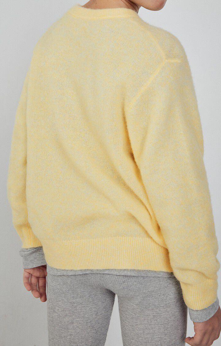 American Vintage Pull Enfant Razpark - COQUILLE CHINE 34 Manches Longues Jaune - E23