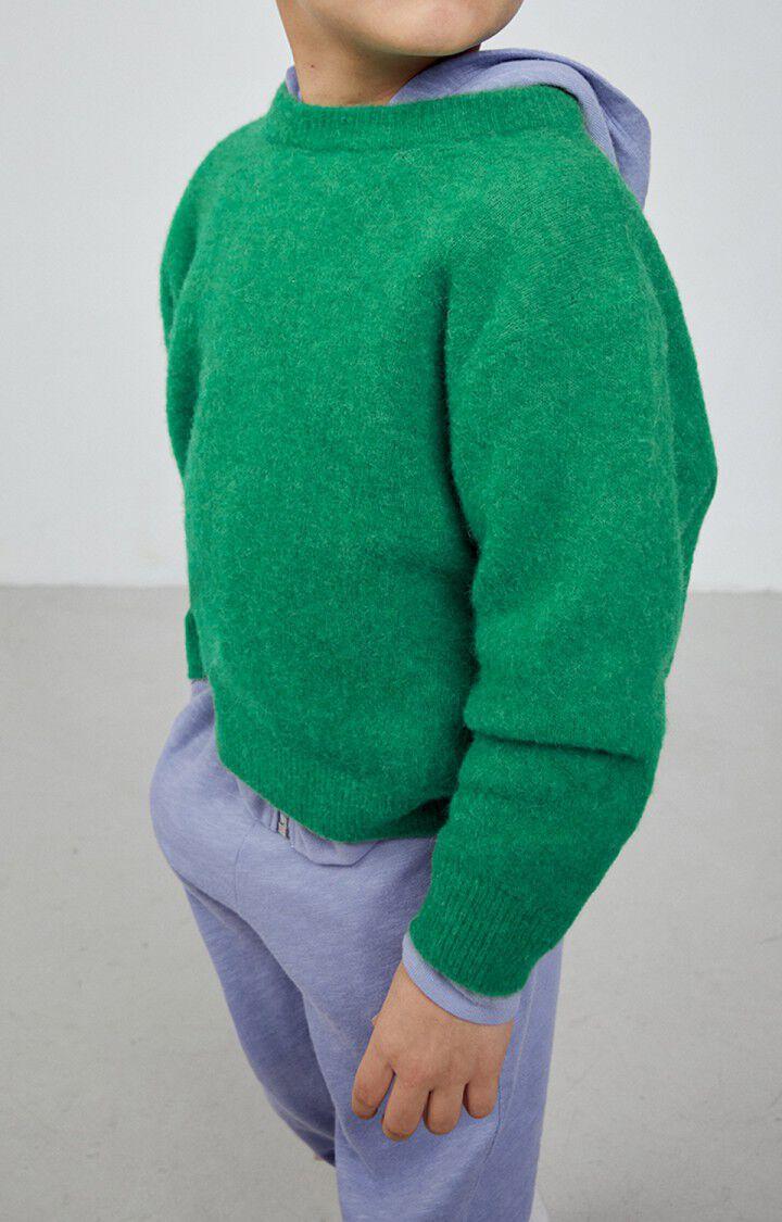 American Vintage Pull Enfant Razpark - CORIANDRE CHINE 34 Manches Longues Vert - E23