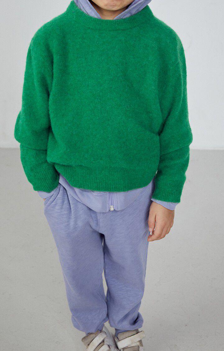American Vintage Pull Enfant Razpark - CORIANDRE CHINE 34 Manches Longues Vert - E23