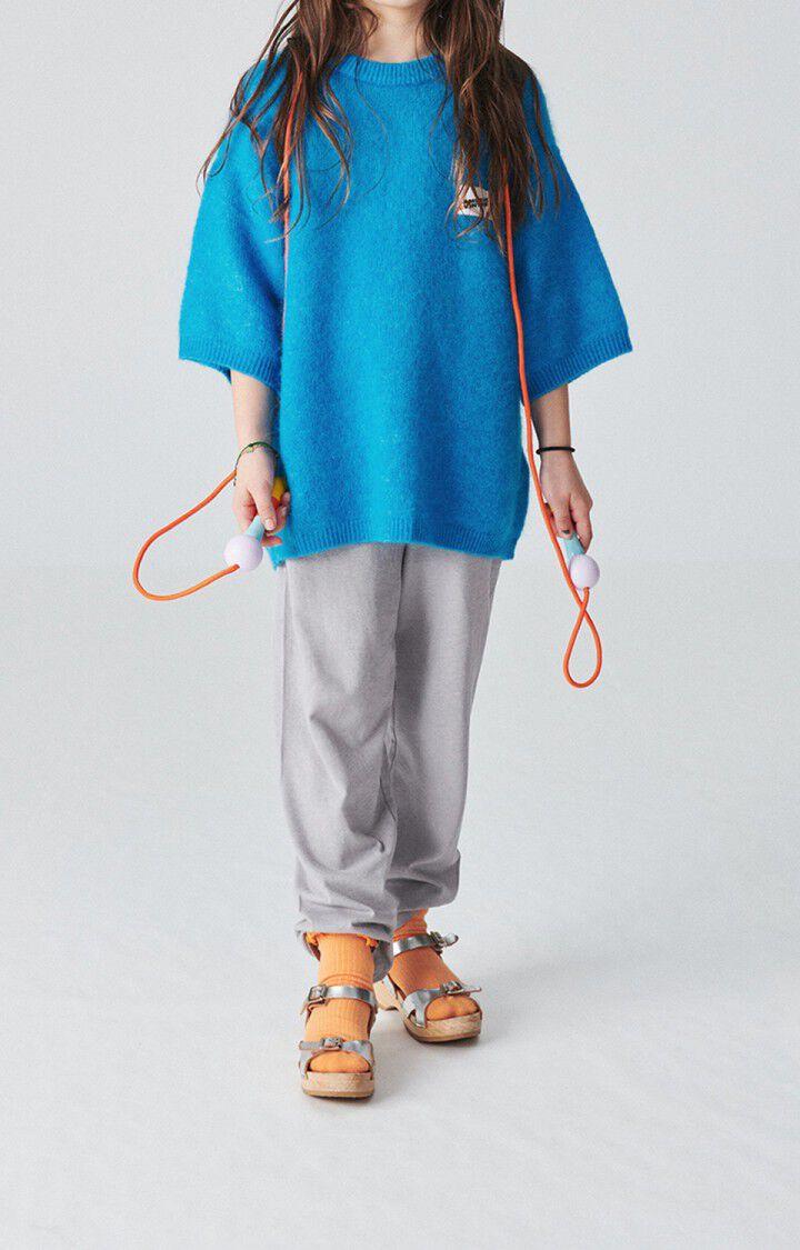 American Vintage Pull Enfant Vitow - PISCINE 17 Manches Courtes Bleu - E23