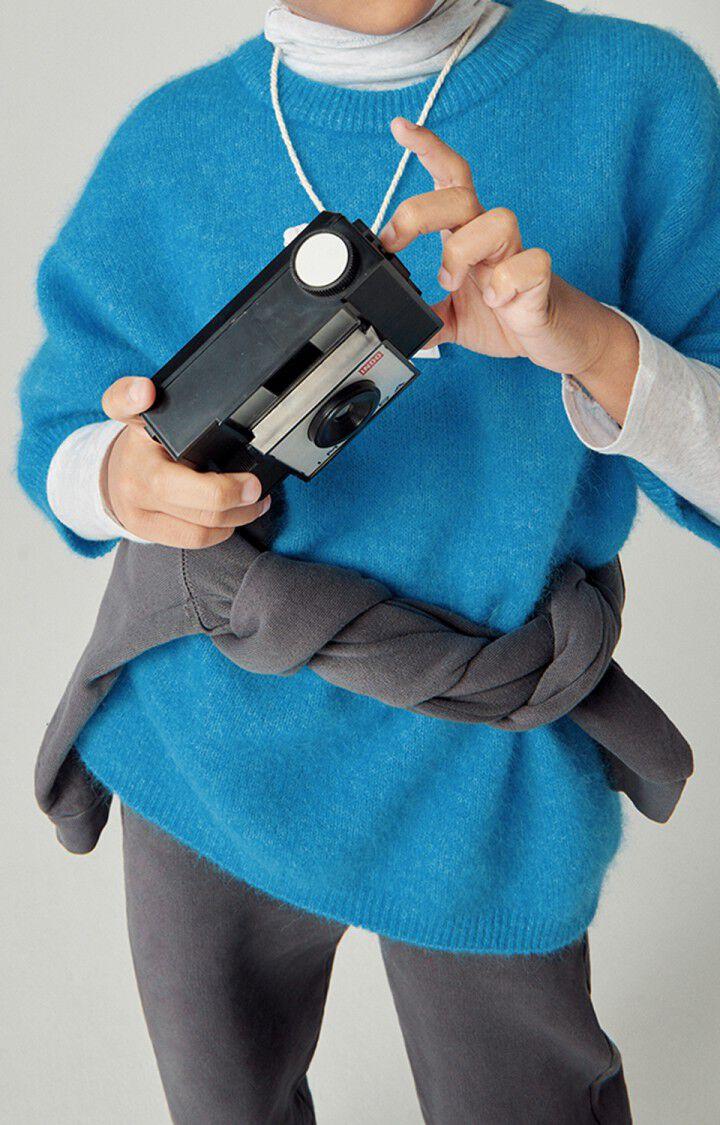 american vintage Pull enfant Vitow - PISCINE 17 Manches courtes Bleu - E23