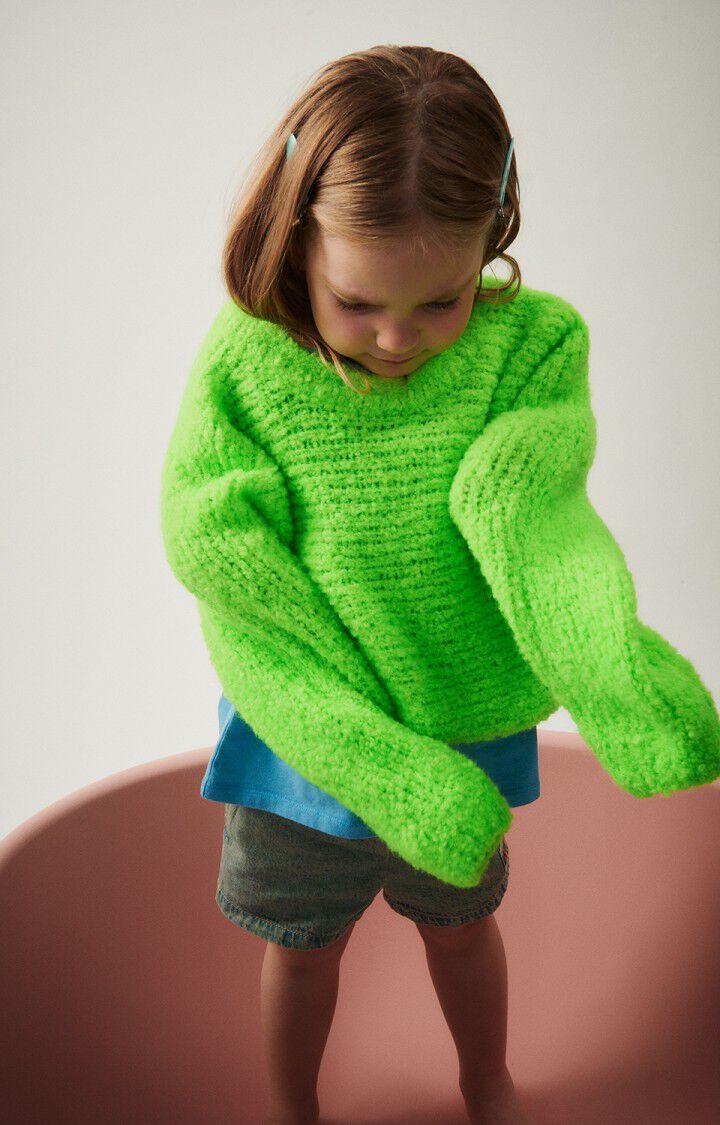 American Vintage Pull Enfant Zolly - ABSINTHE 42 Manches Longues Vert - E24