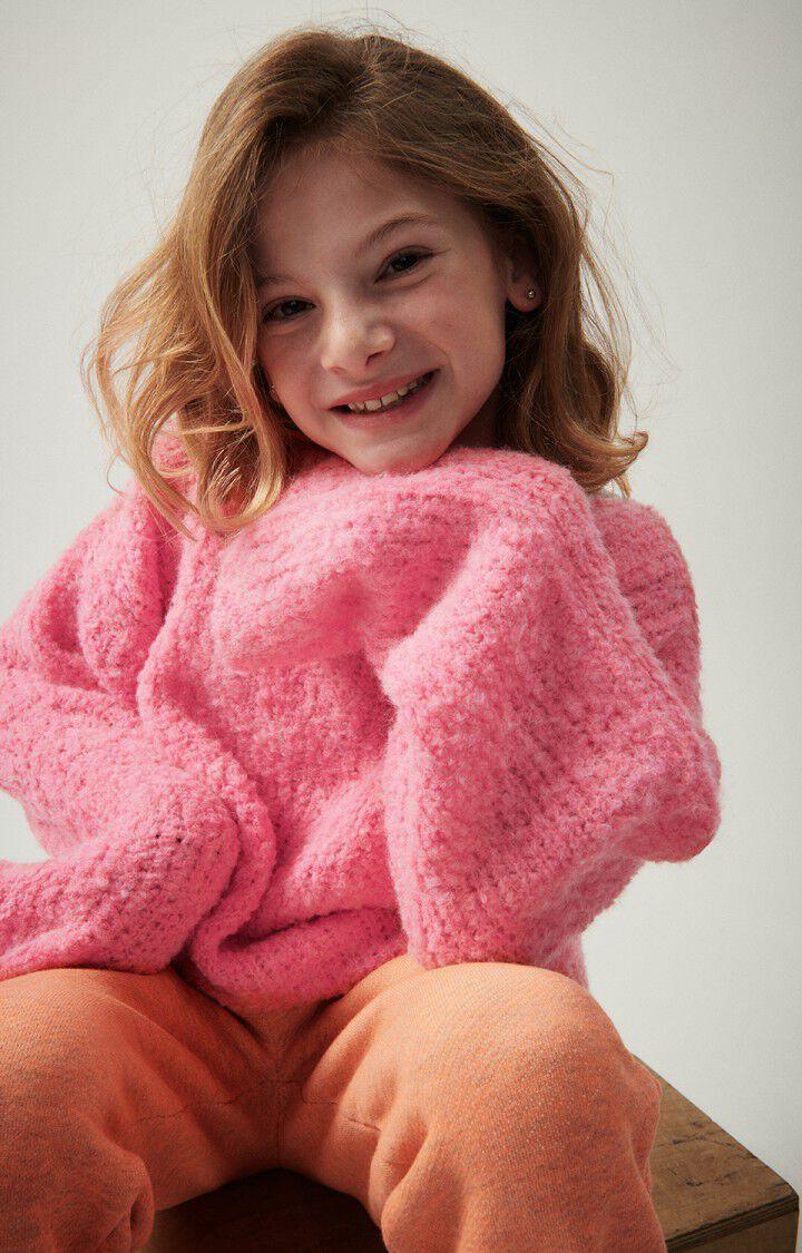 American Vintage Pull Enfant Zolly - PINKY 26 Manches Longues Rose - E24