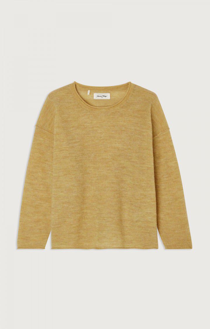 american vintage Pull enfant Zyrobow - GIRAFE 28 Manches longues Marron - H23B