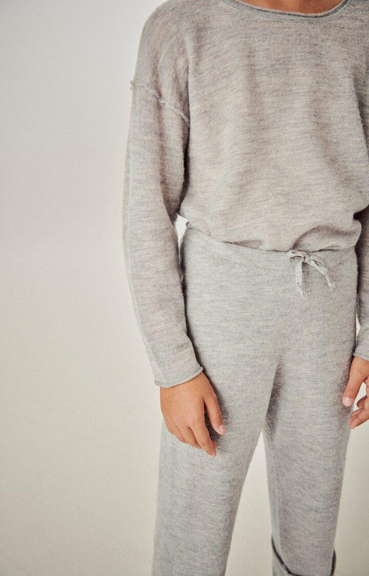 American Vintage Pull Enfant Zyrobow - GRIS CHINE 28 Manches Longues Gris - H23