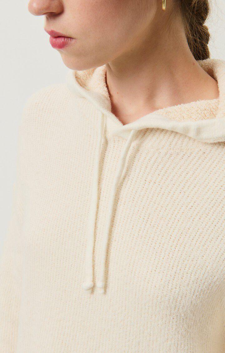 American Vintage Pull Femme Blimy - ECRU 49 Manches Longues Beige - H24