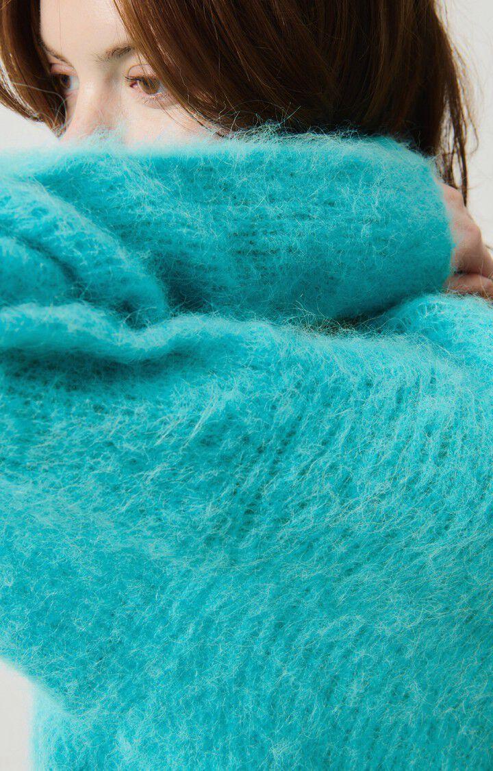 American Vintage Pull Femme Bymi - PISCINE 51 Manches Longues Bleu - H24