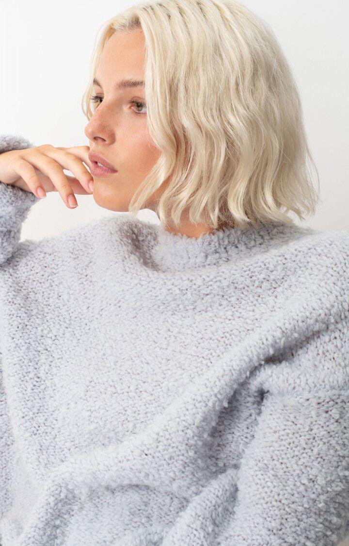 American Vintage Pull Femme Celybay - BRISE 50 Manches Longues Gris - H24