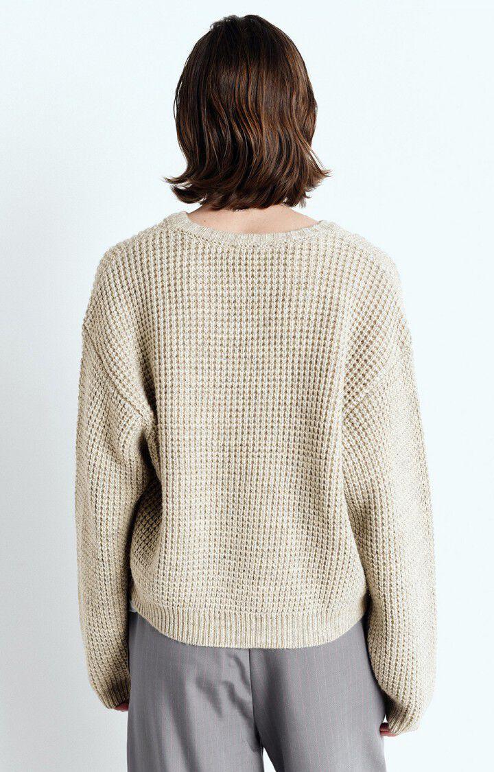 American Vintage Pull Femme Crashway - BRUME CHINE 51 Manches Longues Gris - E25