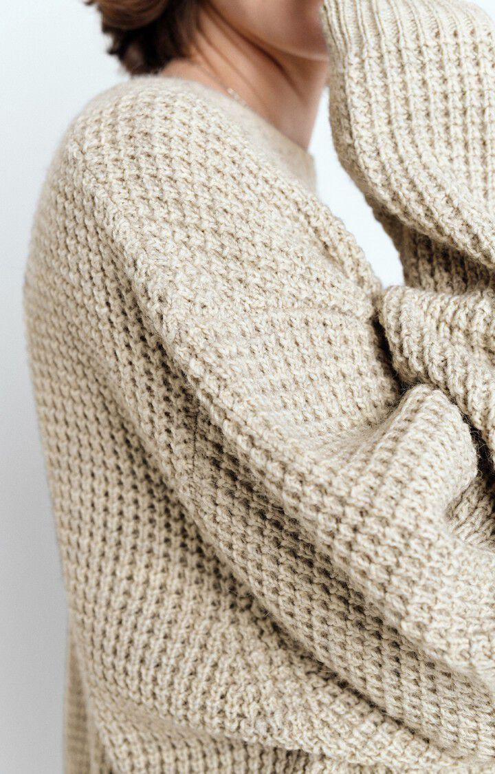 American Vintage Pull Femme Crashway - BRUME CHINE 51 Manches Longues Gris - E25