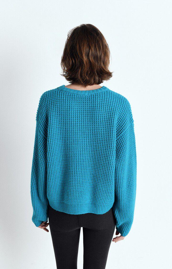 American Vintage Pull Femme Crashway - TROPICAL 51 Manches Longues Bleu - E25