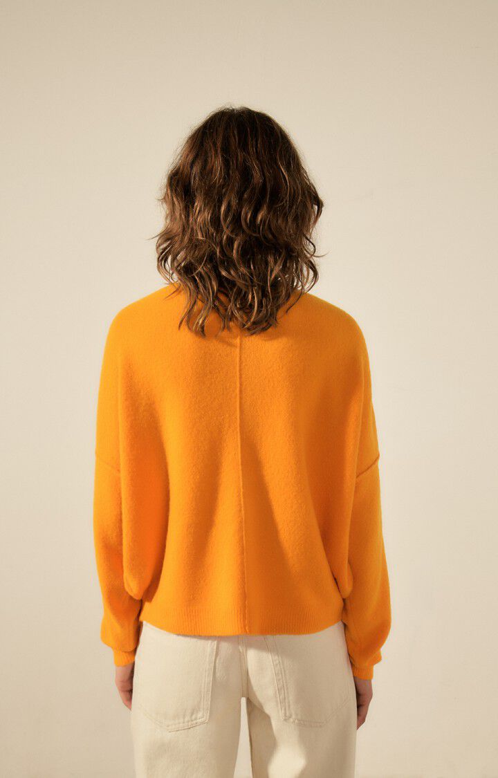 American Vintage Pull Femme Damsville - AGRUME 42 Manches Longues Orange - E23