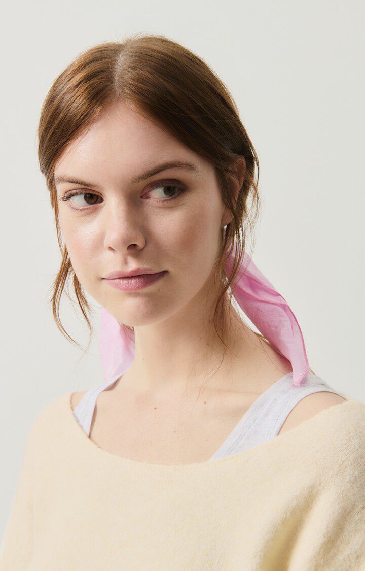 American Vintage Pull Femme Damsville - PANNACOTTA CHINE 42 Manches Longues Beige - E25