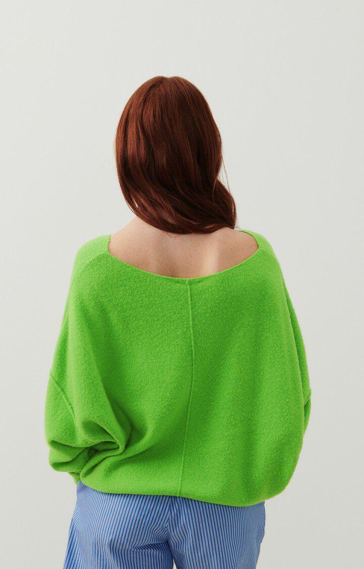 American Vintage Pull Femme Damsville - PRAIRIE 42 Manches Longues Vert - E24