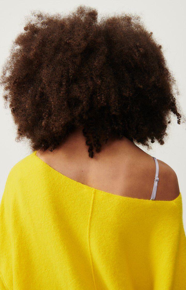 American Vintage Pull Femme Damsville - TOURNESOL 42 Manches Longues Jaune - E24