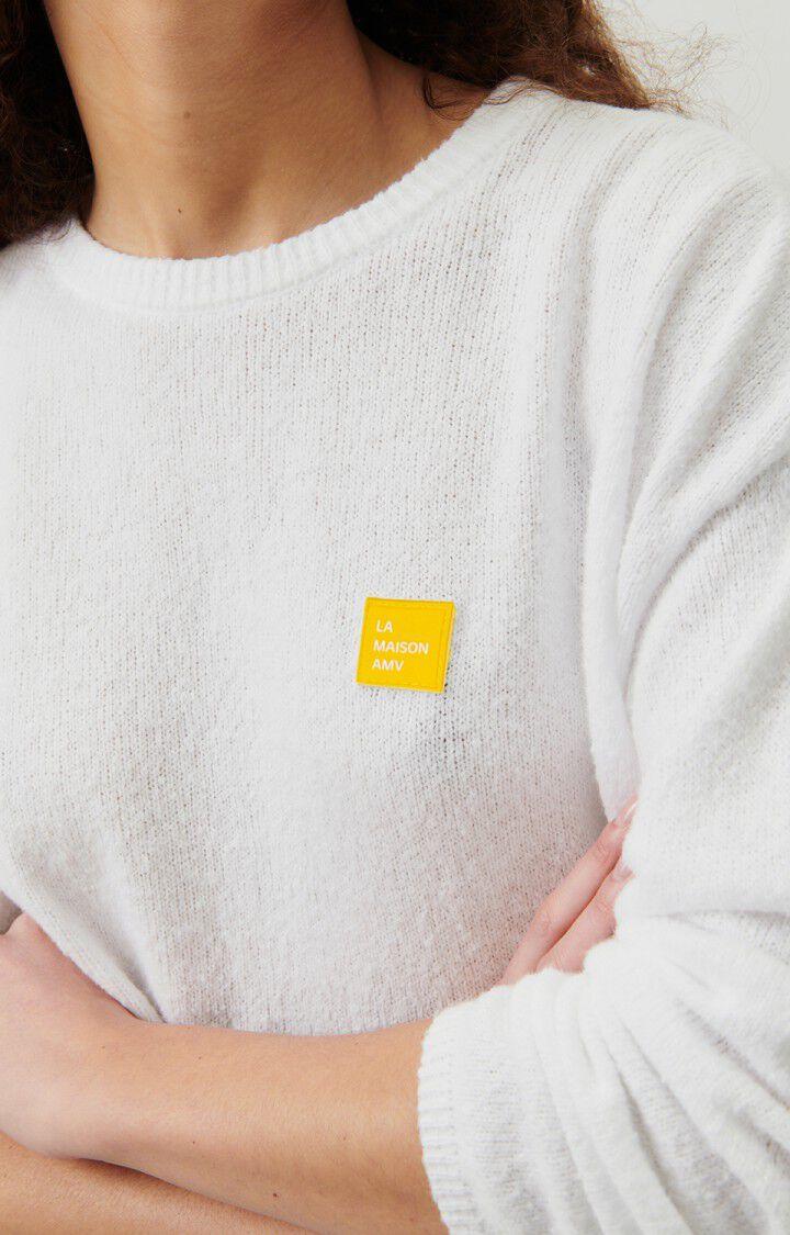 American Vintage Pull Femme Dylbay - BLANC 47 Manches Longues Blanc - E24