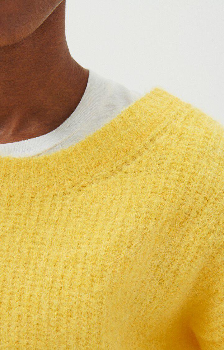 American Vintage Pull Femme East - BERGAMOTE CHINE Jaune - E21