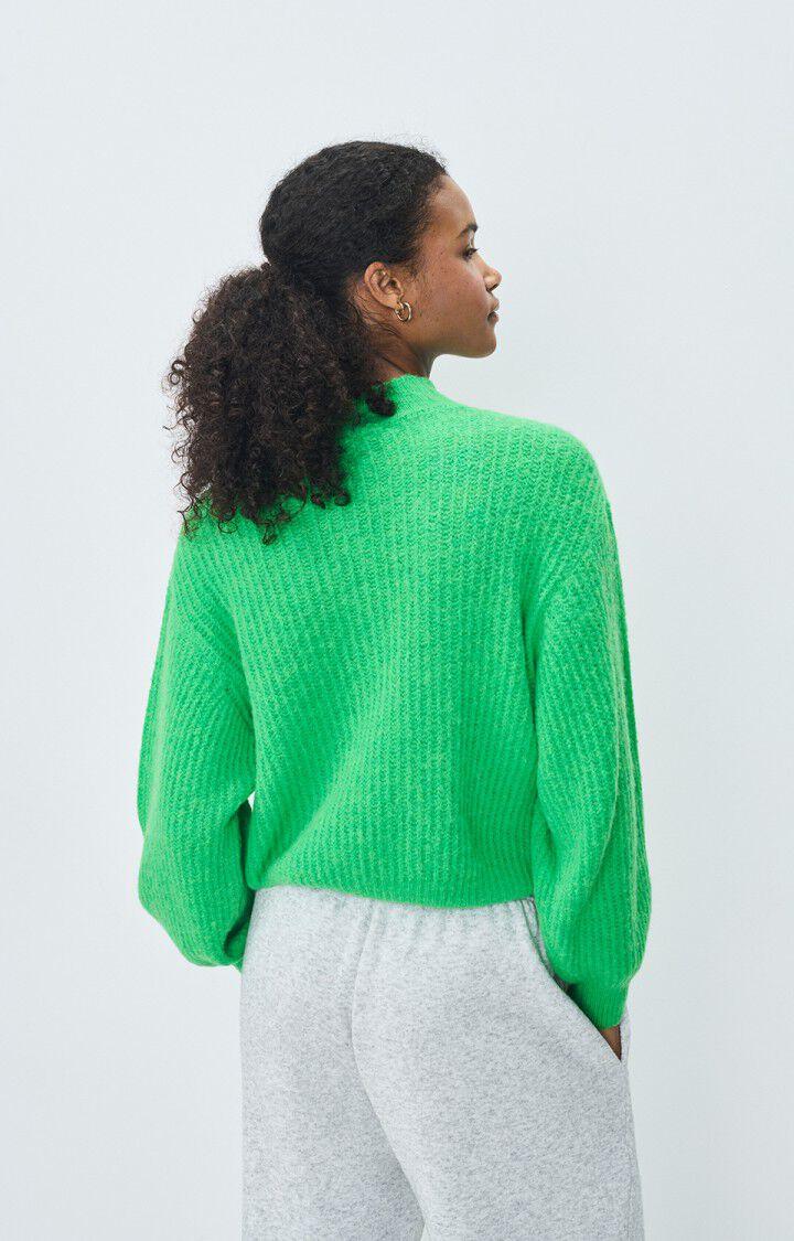 American Vintage Pull Femme East - GRENOUILLE FLUO 48 Manches Longues Vert - E25