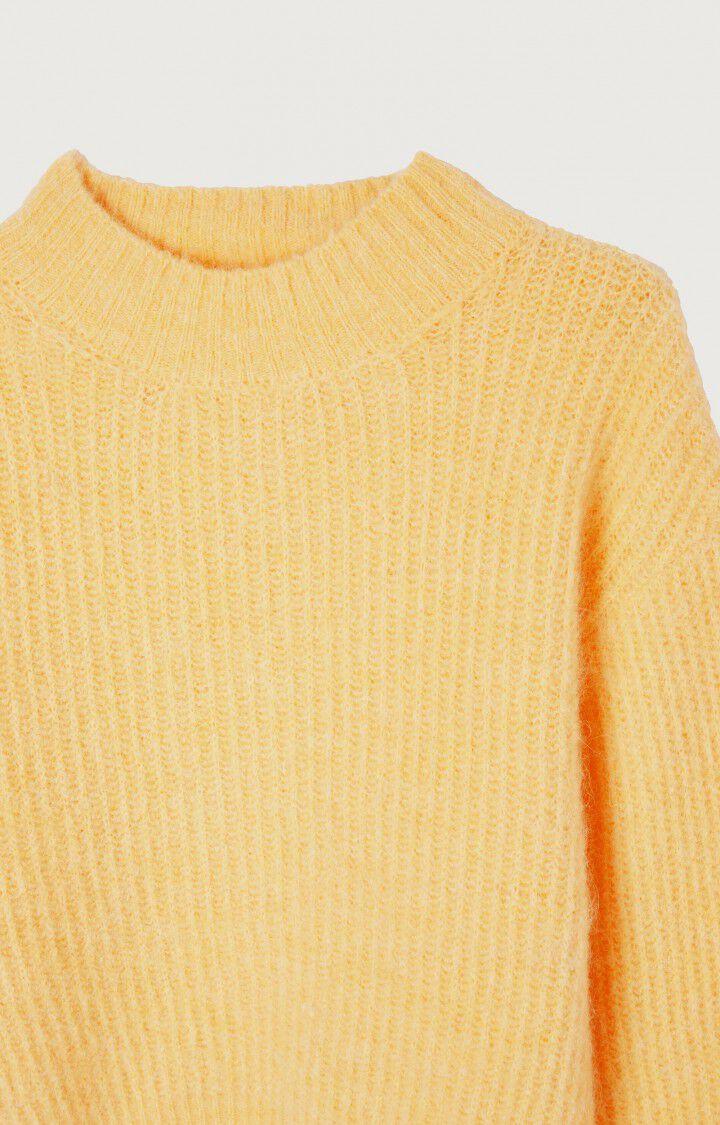 American Vintage Pull Femme East - LIMONADE CHINE 48 Manches Longues Jaune - H23B