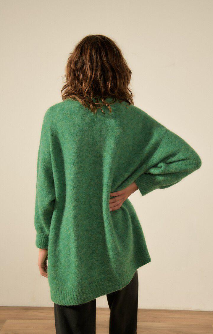 American Vintage Pull Femme East - PALMIER CHINE 39 Manches Longues Vert - E23