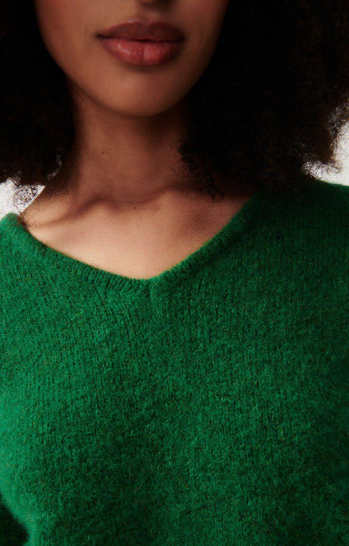 American Vintage Pull Femme East - PELOUSE CHINE 45 Manches Longues Vert - H23