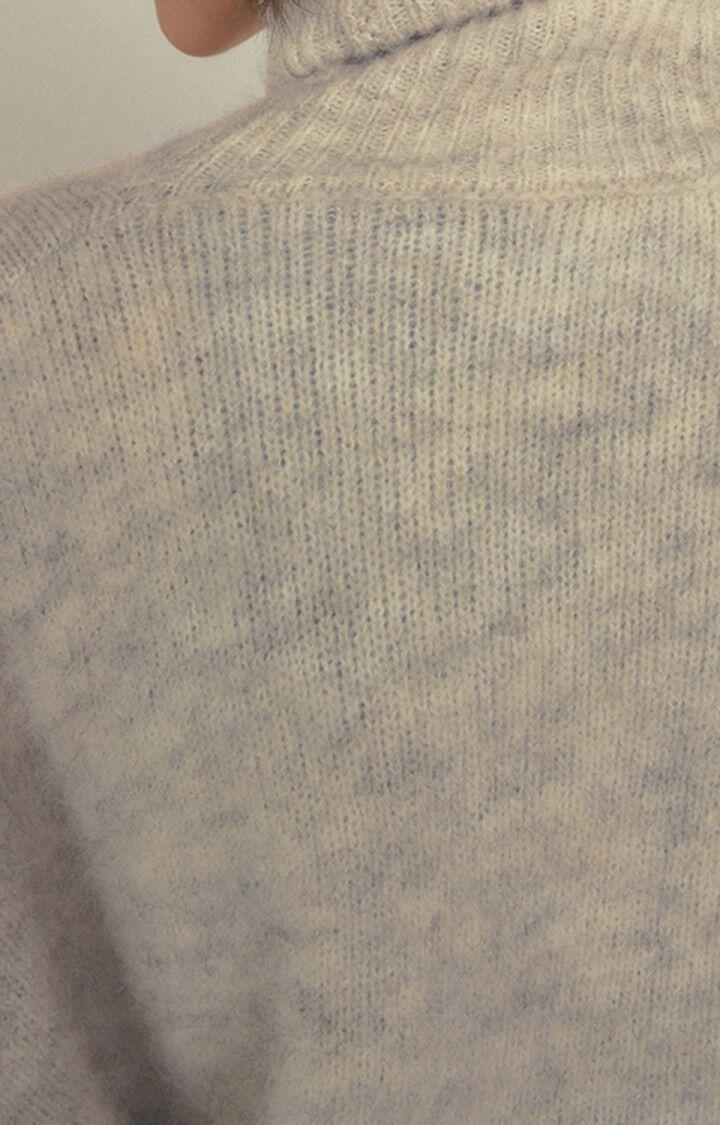 American Vintage Pull Femme East - POUDREUSE CHINE 48 Manches Longues Gris - H22