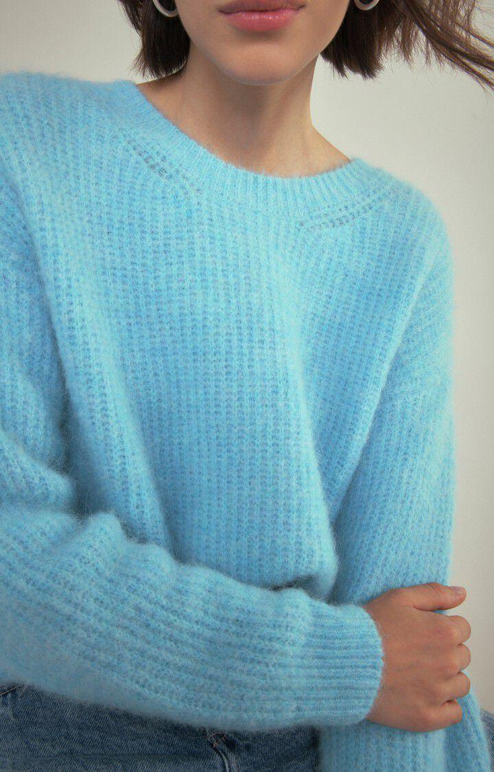 American Vintage Pull Femme East - RIVIERE CHINE 48 Manches Longues Bleu - H22